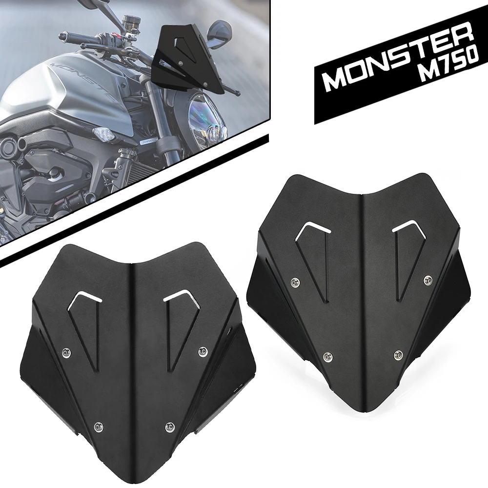 

Для DUCATI MONSTER 937 Plus MONSTER 937 PLUS 2021-2024 алюминиевый передний лобовое стекло с ЧПУ, дефлектор воздушного потока, лобовое стекло мотоцикла