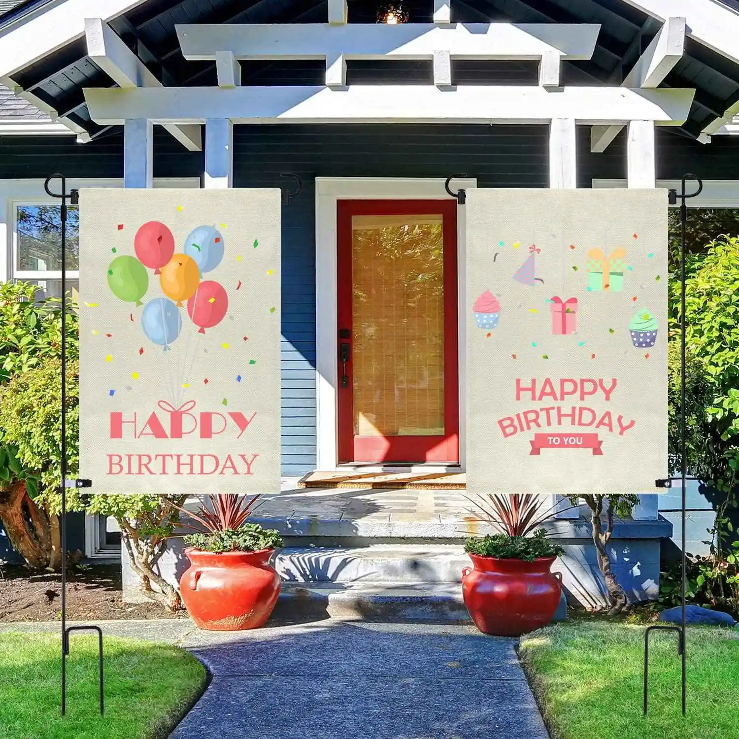 ABBN-подставка для садового флага, металлический держатель для садового флагштока с пробкой для садового флага, противоветровый зажим для наружного декоративного дворового флага ABBN-подставка для садового флага, металлический держатель для садового флагштока с пробкой для садового флага, противоветровый зажим для наружного декоративного дворового флага