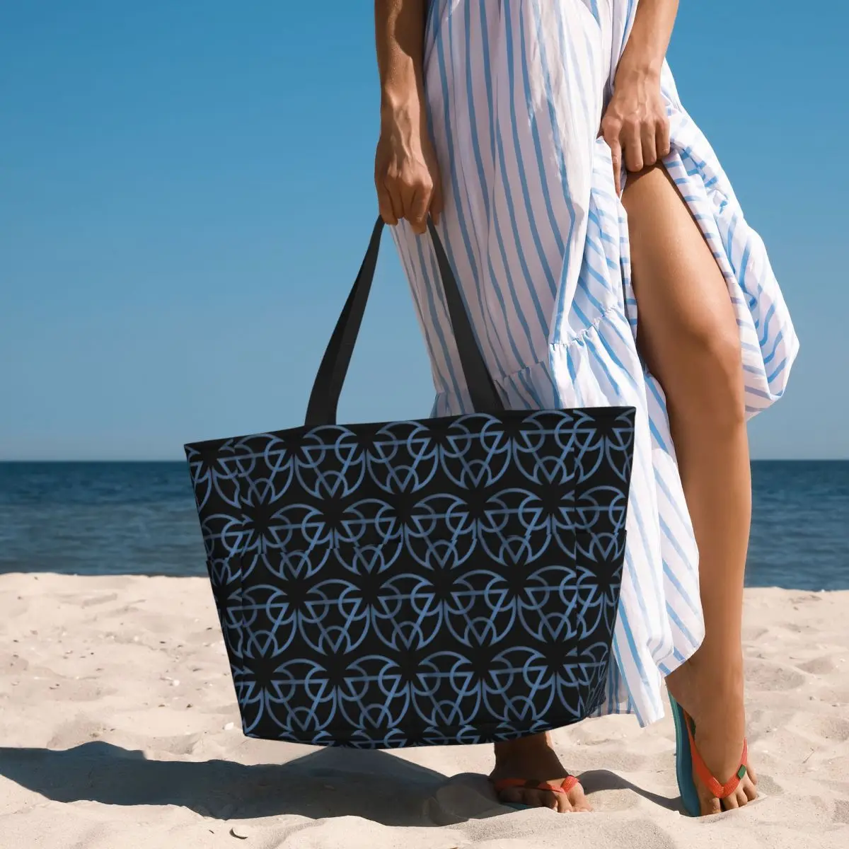 

Sub Zero Lin Kuei Mortal Kombat Beach Tote Bag Sport Gym Yoga Duffle Large Tote Bag Women Travel Bag Fitness bag