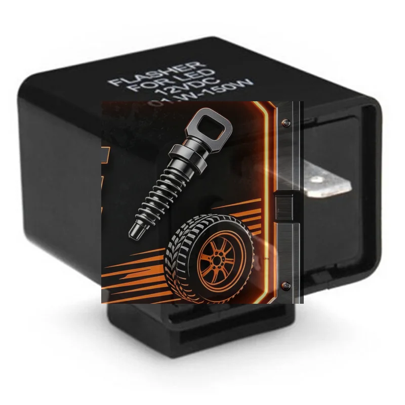12V 2 Pin Motorcycle Blinker Adjustable LED Flasher RelayTurn Signal Indicator