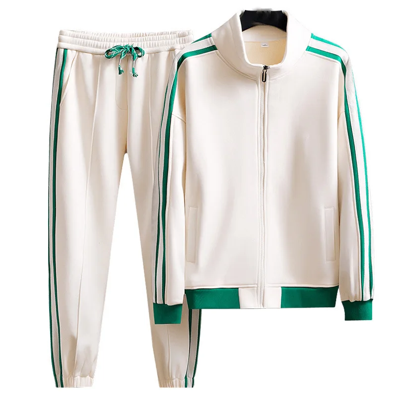 New Sportswear Suit Men\'s Clothes Spring and Autumn Leisure Sports Basketball Sweater High Quality Sweatpants Two-piece Set