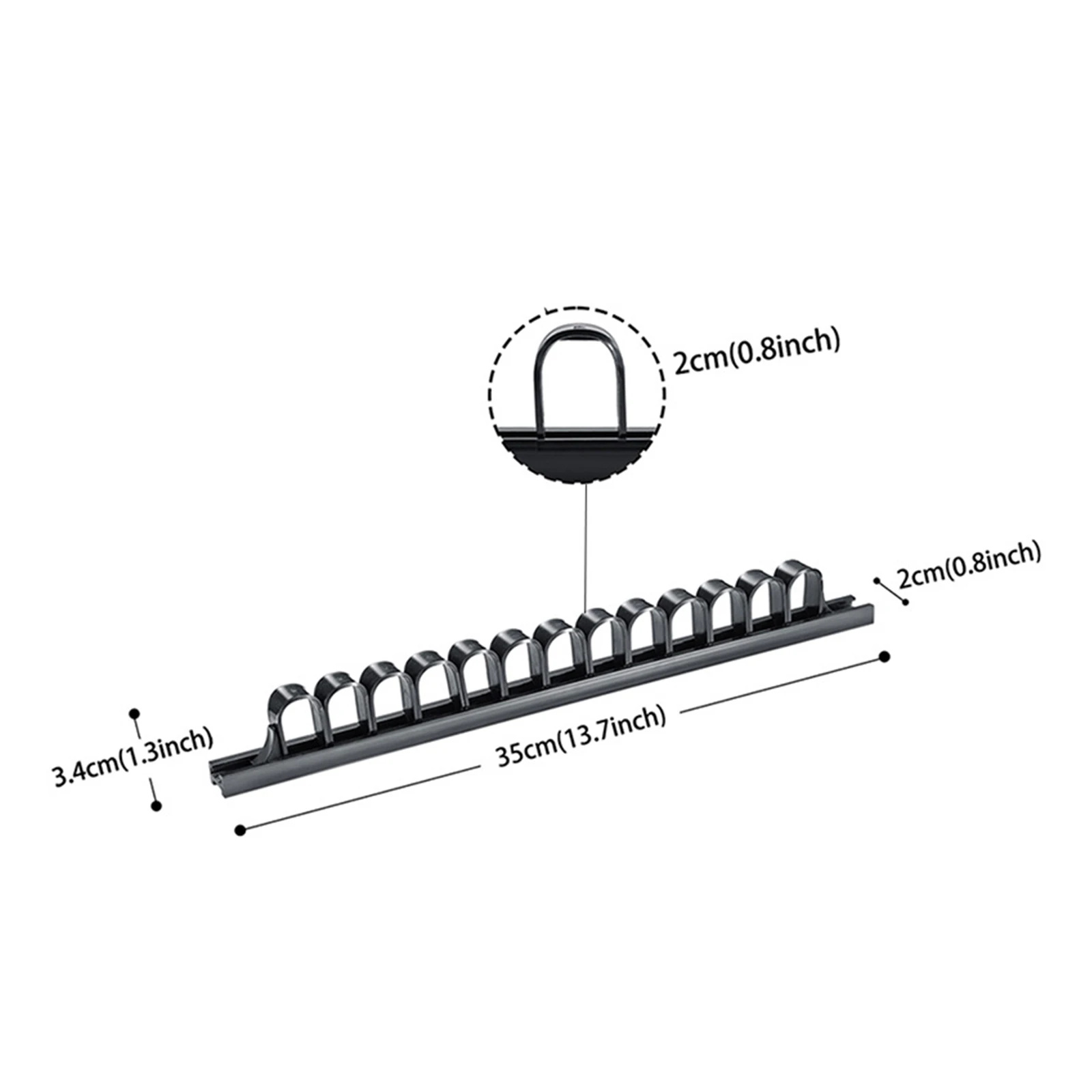 Imagem -05 - Chave de Fenda Armazenamento Organizador Rack Wall Mount Garagem Fittings Workshop Equipment Fácil de Instalar Wrench Armazenamento Rack