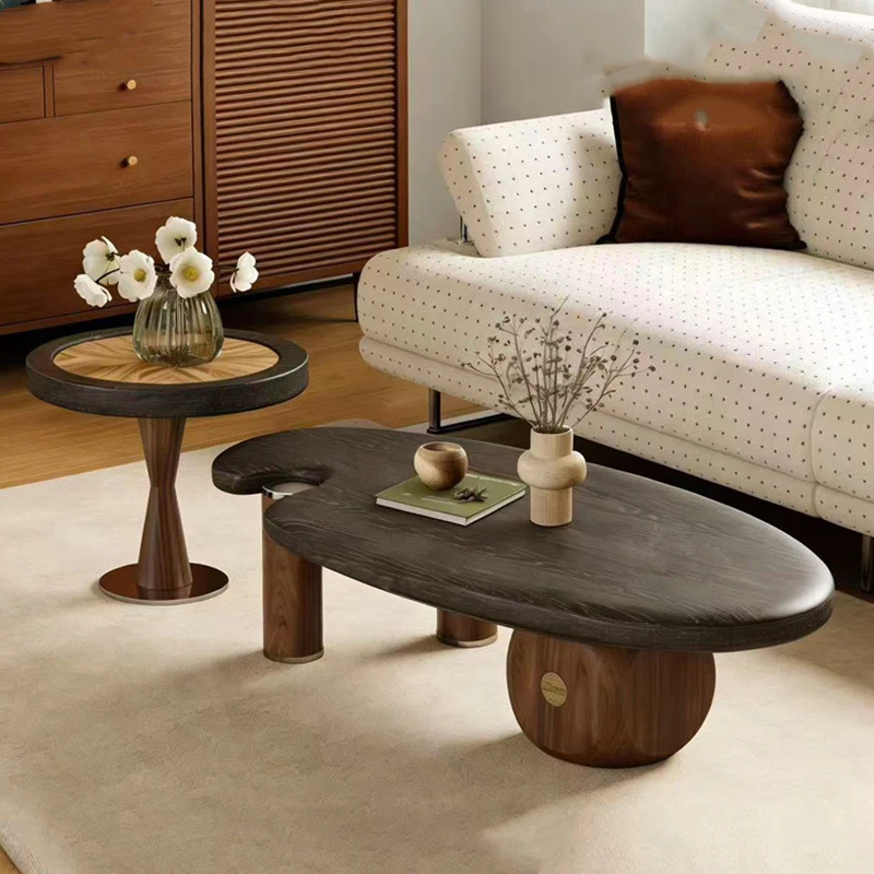 Premium Elegant Aesthetic Side Table Space Saving Living Room Coffee Table Delicacy Mesa De Centro Sala Living Room Furniture ﻿