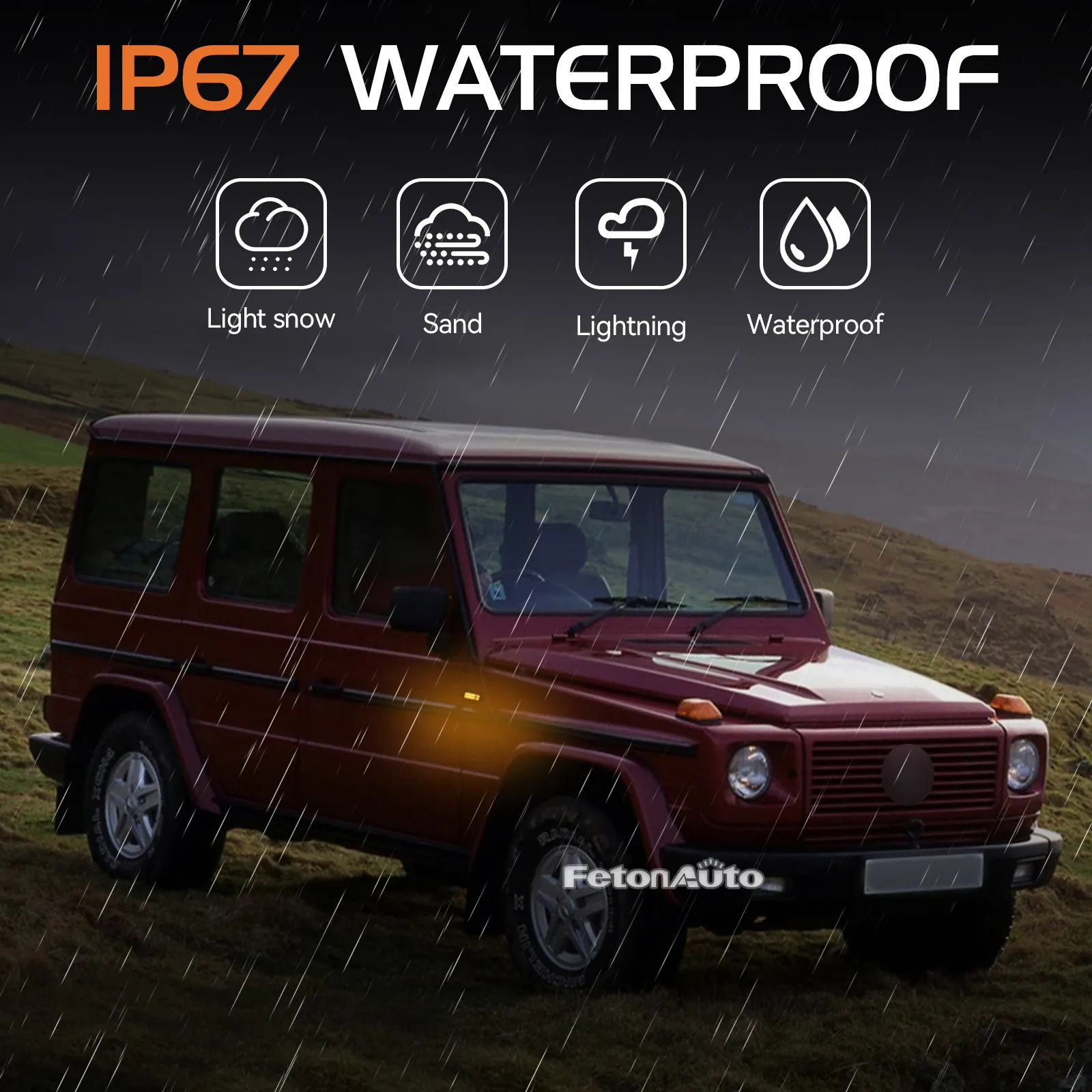 Sequential Lamp Blinker Side Marker Light For Mercedes Benz G-Class W460 W463 W461 G500 G550 G55 G63 G65 Turn Signal Lights
