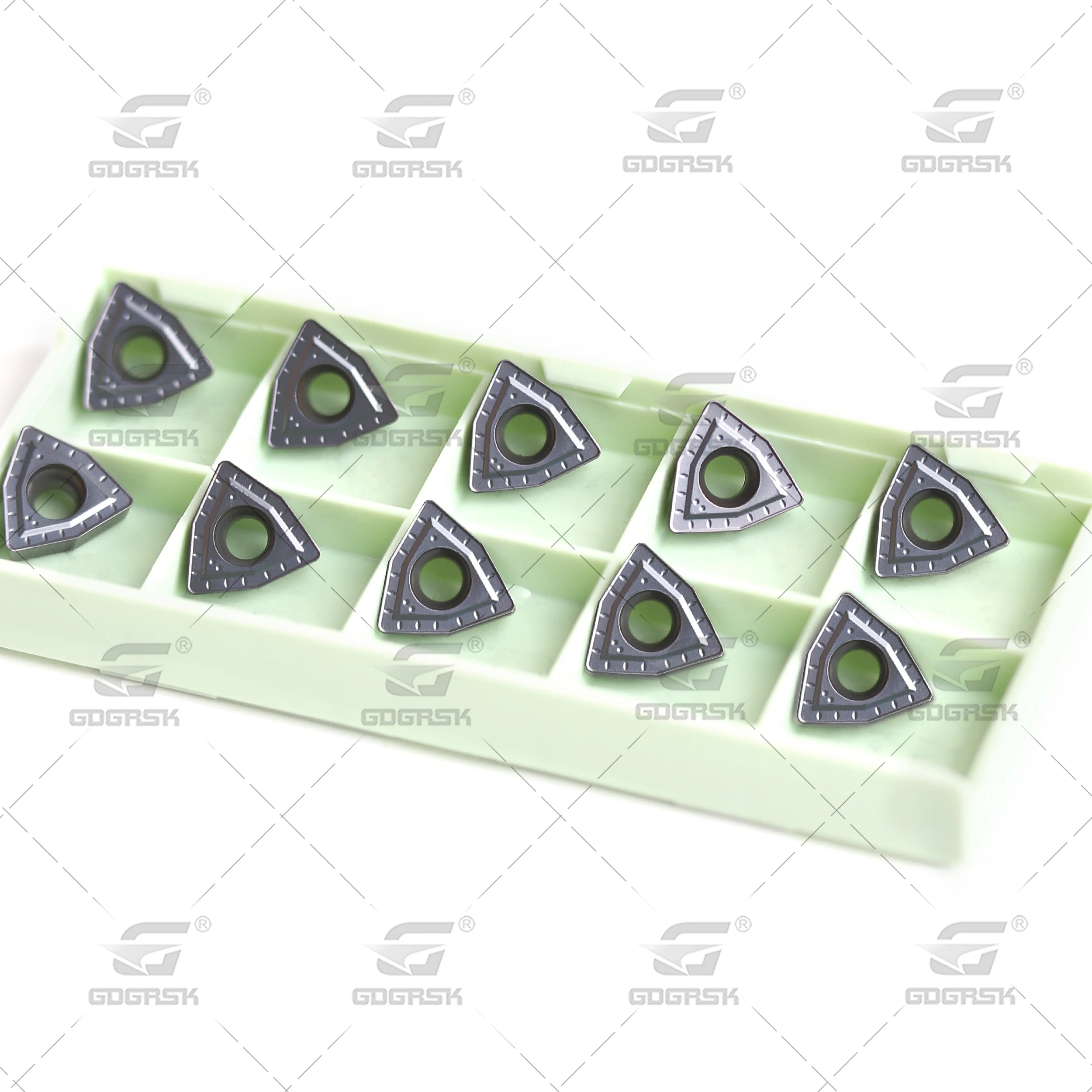 Imagem -02 - Deskar-u Broca Cnc Torno Lâminas Carboneto Insere Processins Wcmx030208 Wcmx050308 06t308 080412 mf Lf6018s Aço Inoxidável