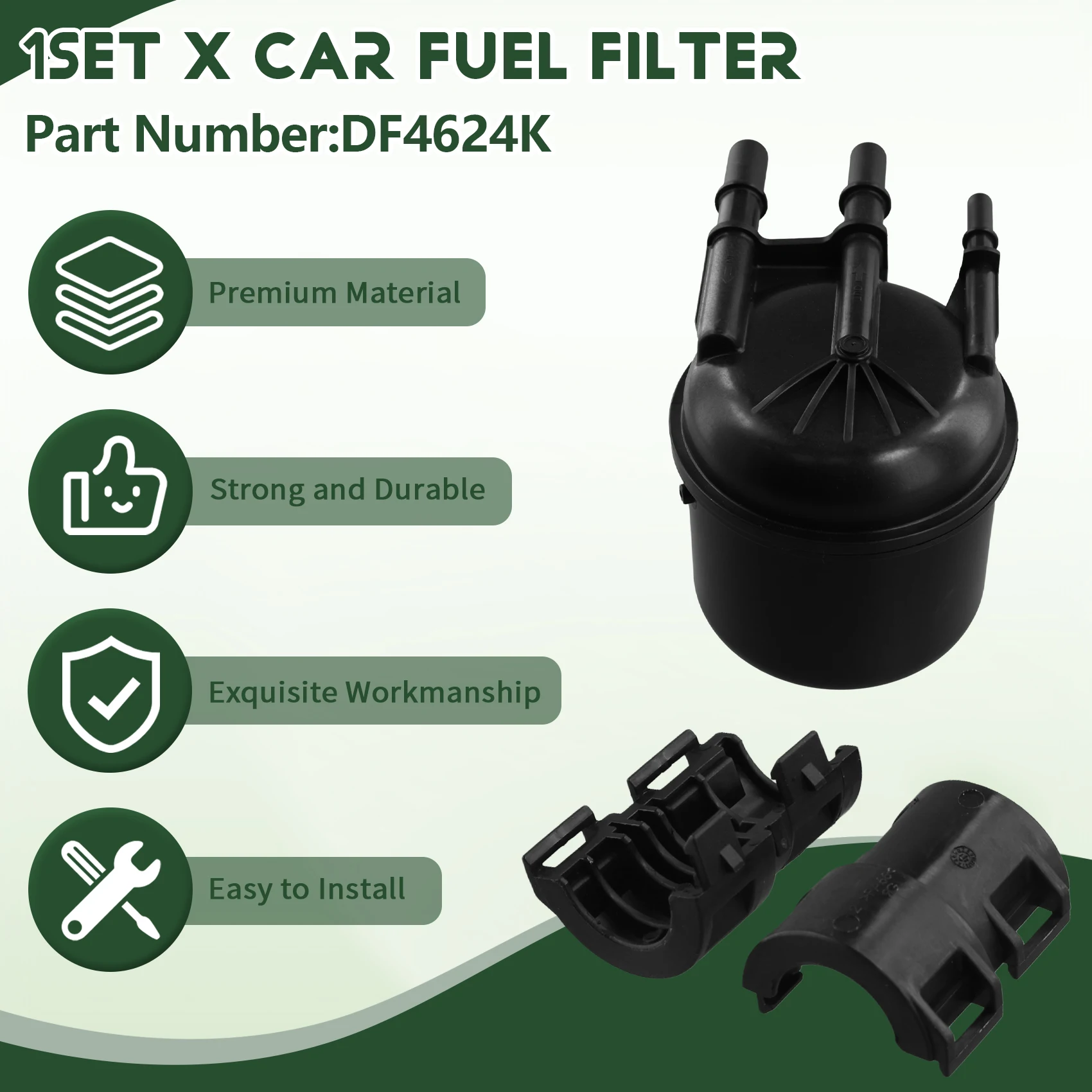 6.7 Powerstroke فلتر وقود الديزل لفورد F-250 F-350 F-450 F-550 V8 2017-2022 HC3Z9N184B DF4624K