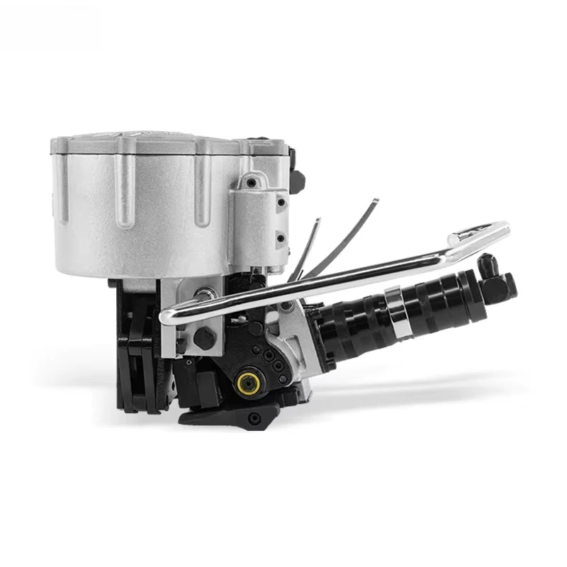 

KZ19B Handheld Pneumatic Steel Strapping Tool High Tension Sealer for Packaging Steel Straps Industrial Strapping Tool