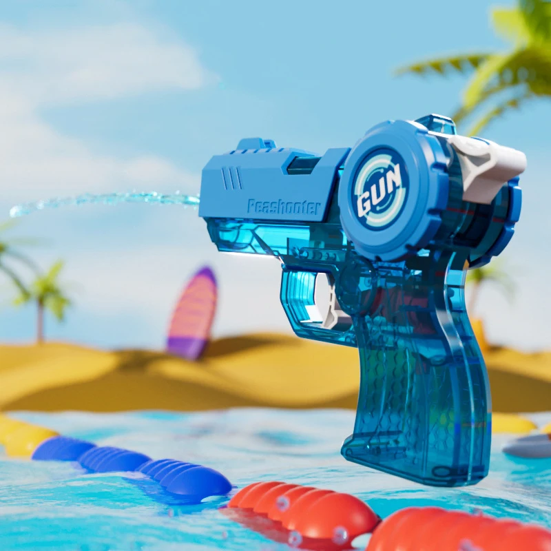 Juguetes de pistola de agua de verano, pistola de agua mecánica creativa, juguete para niños y niñas, juguetes acuáticos de playa al aire libre, regalos de Festival para niños