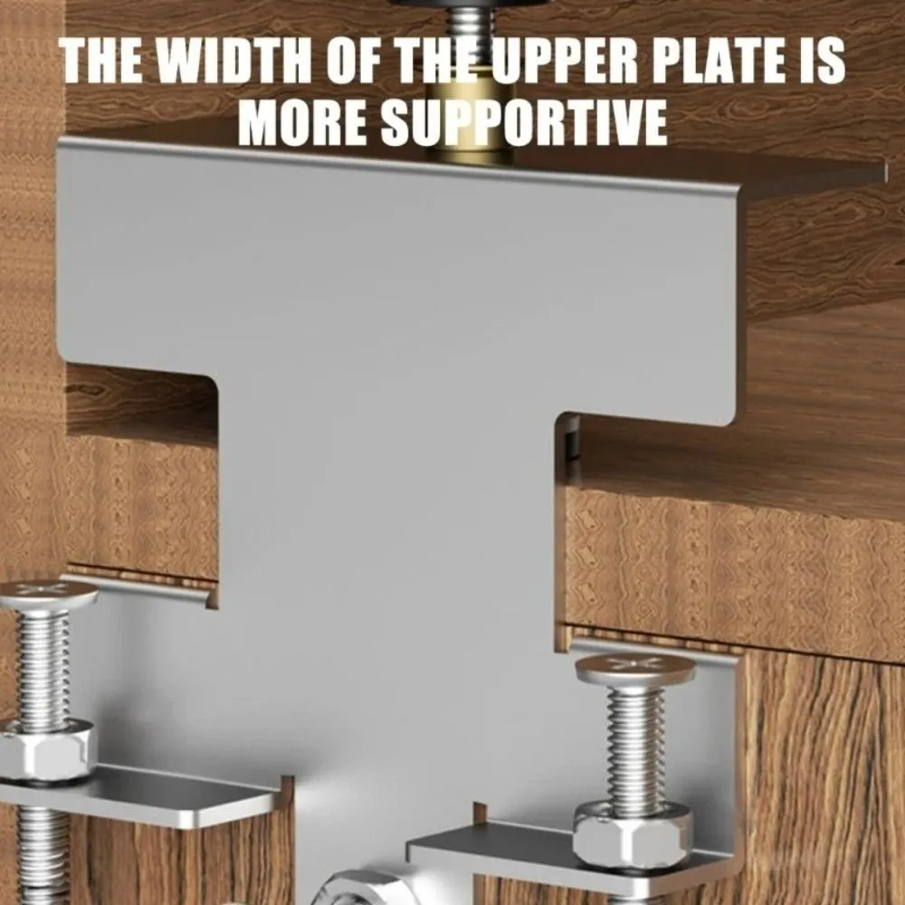 Adjustable Cabinet Door Mounting Jig Aluminum Alloy Anti Slip Pads Cabinet Mount Locator Woodworking Fixture Portable