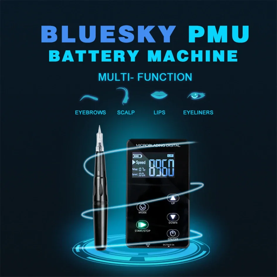 YD Bluesky 2.0 PMU Machine Multi Function Professional Tattoo Machine Pen Kit High Quality Permanent Makeup Tattoo Machine Kits