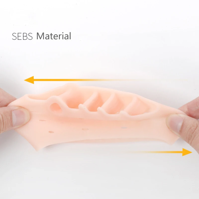 1Pairs Neue Schutz Zehen Separator Geeignet Weiche Gel Haarglätter Spacer Bahren Pflege Werkzeuge