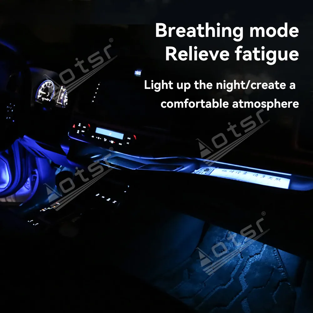 Car Atmosphere Lamp For Highlander interior ambient lighting original factory exclusive  2015-2021 Automotive Decorative Light