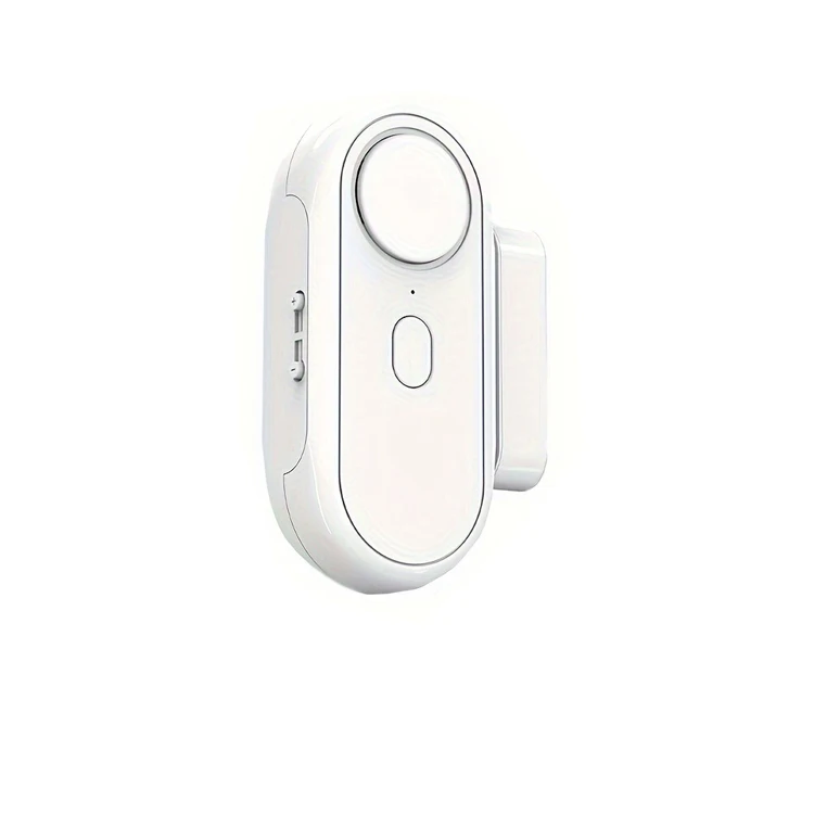 Smart Home Dual Sensor Alarm System 2-in-1 Vibration and Door Magnetic ABS Portable Door Break & Opening Detector