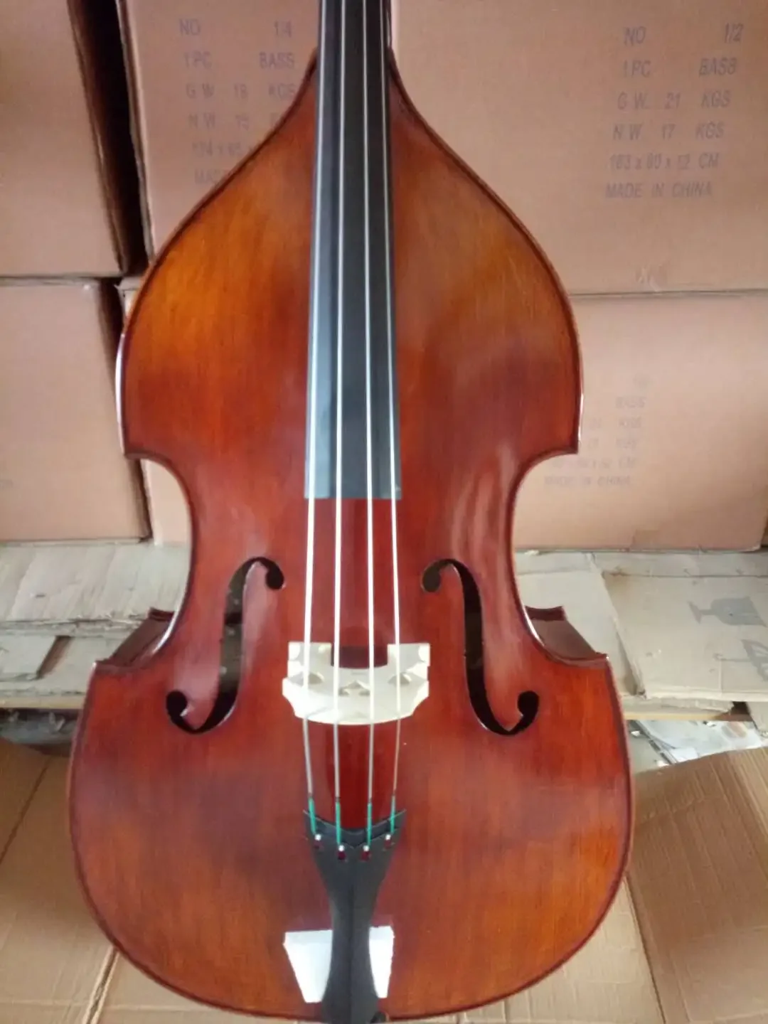 High Grade Flamed Handmade Professional Double Bass