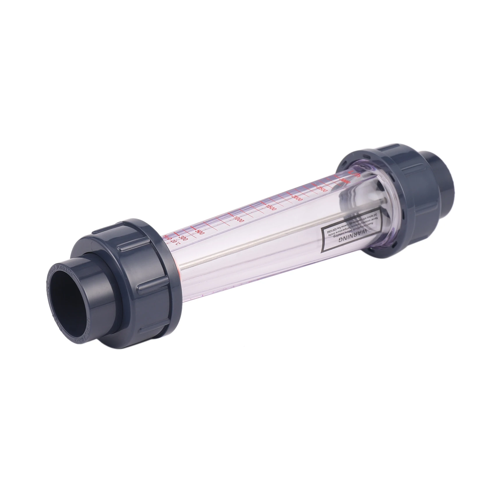 LZS-25 Flow Meter Plastic Tube Type 300-3000L/H Water Rotameter Liquid Flowmeter Measuring Tools For Chemical Light