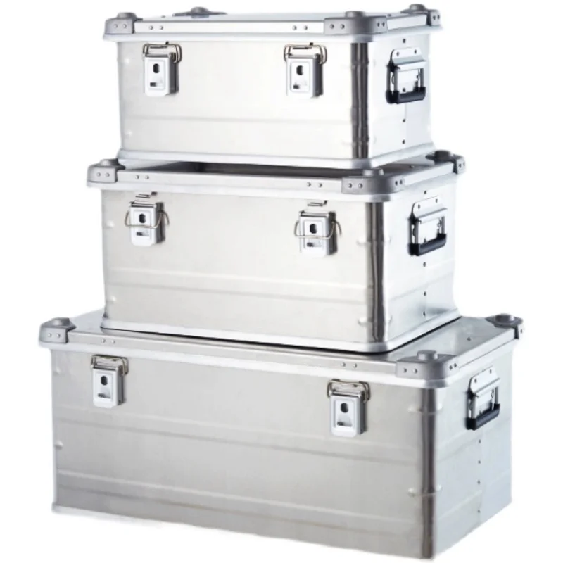WALKHKE Outdoor Camping Aluminum Alloy Box MultifunctionalBox Trunk Travel Metal
