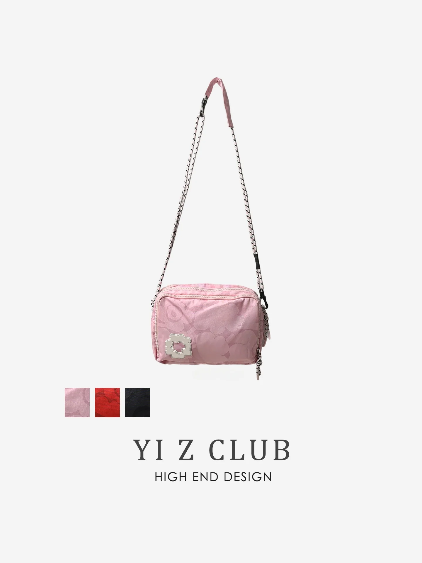 z-club-casual-versatile-waterproof-fabric-flower-print-single-shoulder-crossbody-bag-for-ladies-outdoor-sports-bag