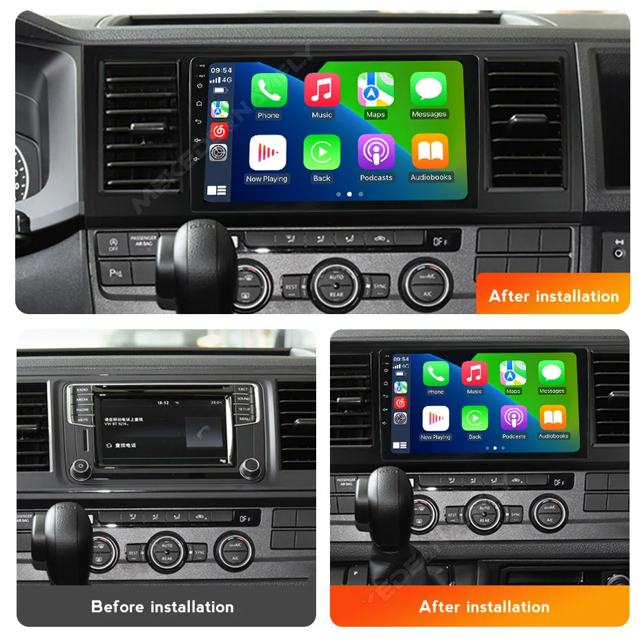 Car Multimedia Video Player For VW Volkswagen Caravelle 6 T6 2015-2020 Radio Android Auto Carplay Navigation GPS FM Car Screen