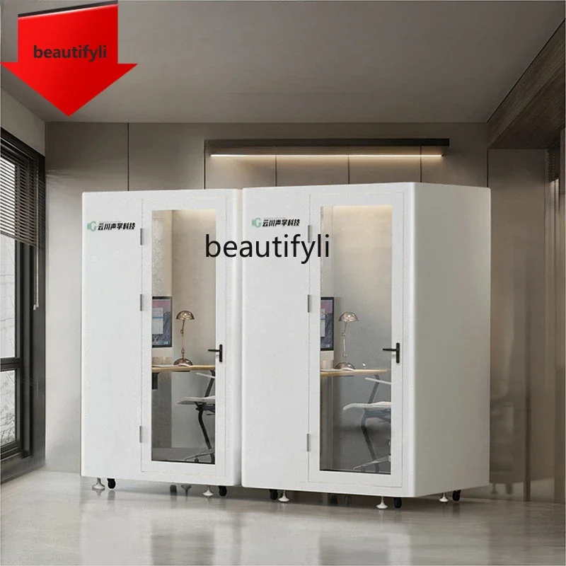 

a55 Мобильная звукоизоляционная комната Образовательная бесшумная комната Конференц-зал в прямом эфире Склад прямой трансляции Глушитель для одного офиса