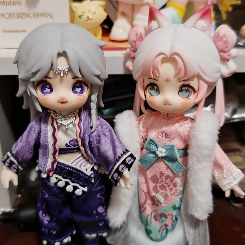 Nagi The Untrammeled Traveler Series 1/12 Bjd صندوق أعمى لطيف عمل شخصيات كرتونية دمى Kawaii اللعب Caixa Caja #3