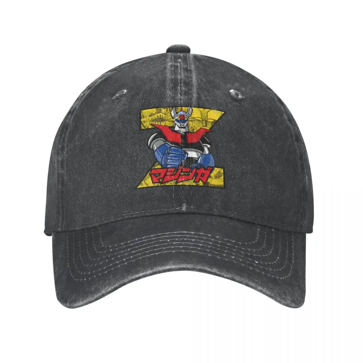 Mazinger Z Goldorak Spring Autumn Cap Homme Baseball Cap Vintage Grendizer ActarusManga Hat Jeans Outdoor Casquette Gorras