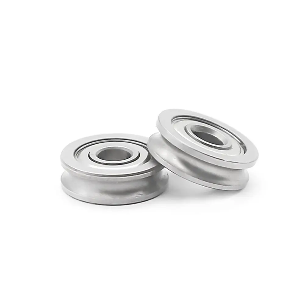 Idler Belt Pulley Ball Rail Bearing 3D Printer Parts 604UU Extruder Parts U-Groove Bearings Pulleys Guide Rail Roller Bearings