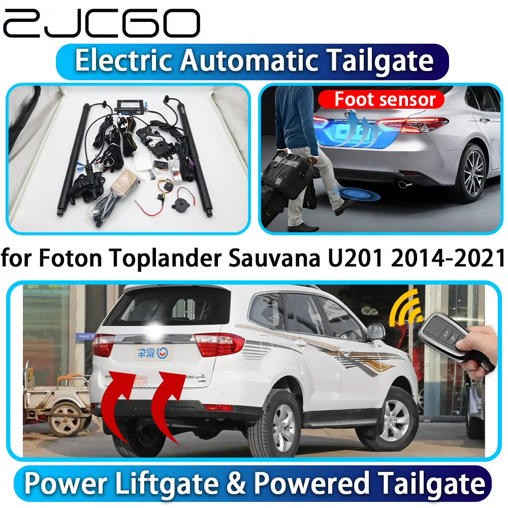 ZJCGO for Foton Toplander Sauvana U201 2014-2021 OEM Automatic Power Liftgate Powered Tailgate Intelligent System Trunk Lift Kit