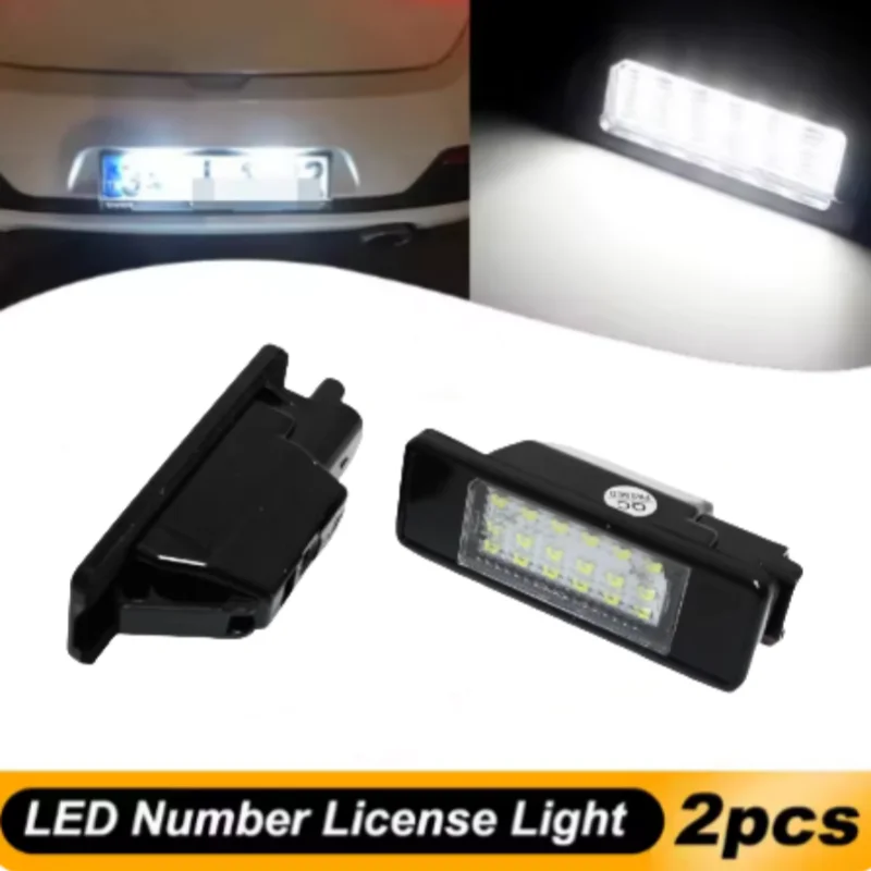 

Car LED License Plate Number Light For Citroen C2 C3 C5 C6 C8 And Peugeot 106 1007 207CC 307 308 3008 406 508 607 Car Light