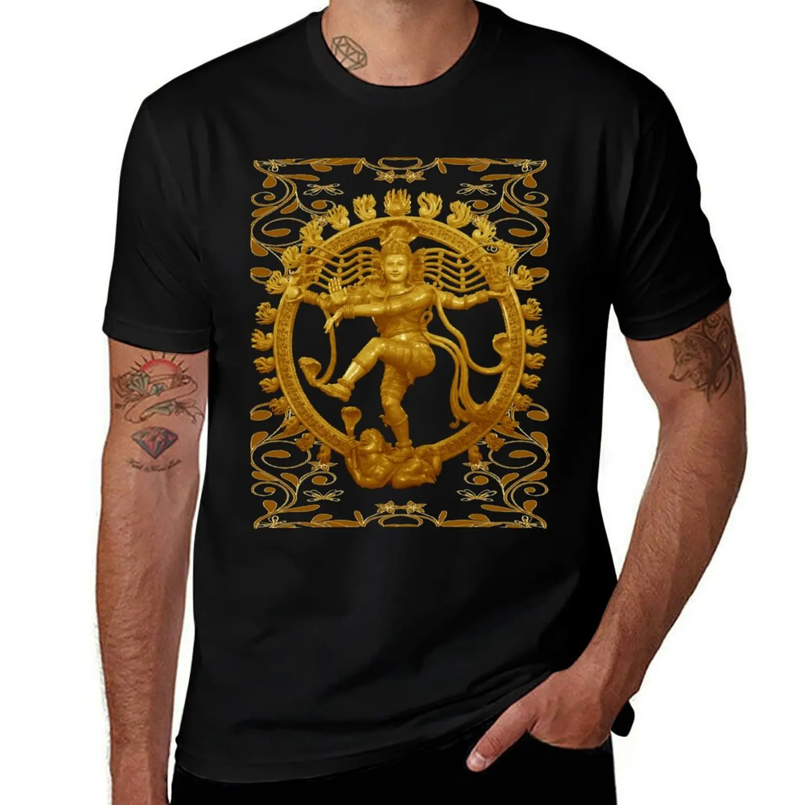 Shiva Dance T-Shirt Plus Size Loose Fit T-Shirt