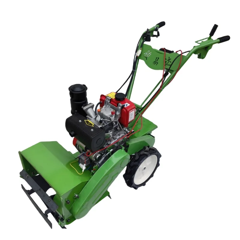 Multifunctional gasoline Four wheel drive power weeder rotary tillers agriculture cultivator cultivator rotary tiller