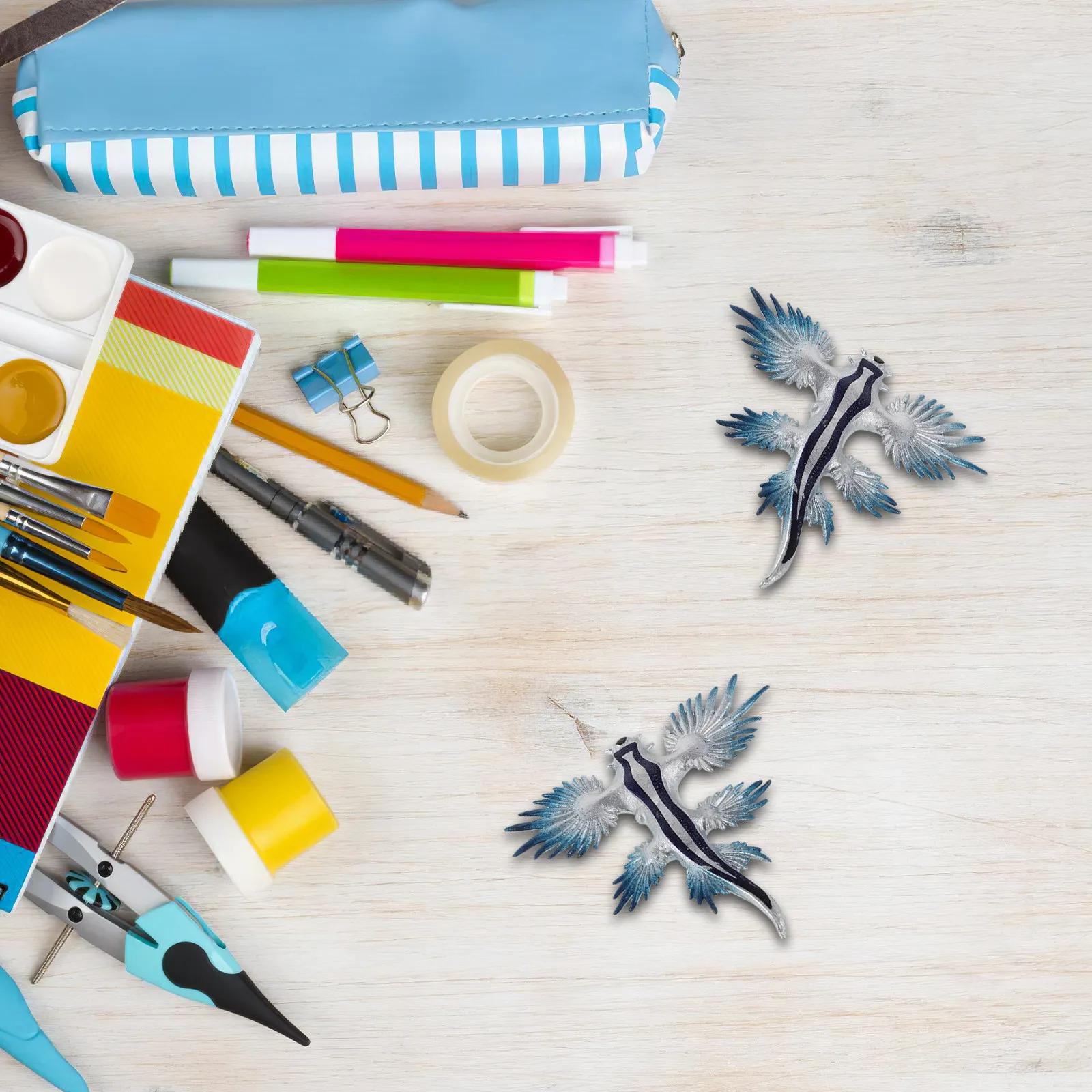 

2 шт. Детализированные реалистичные пластиковые фигурки морских существ для декора дома и класса, миниатюрные модели морских животных