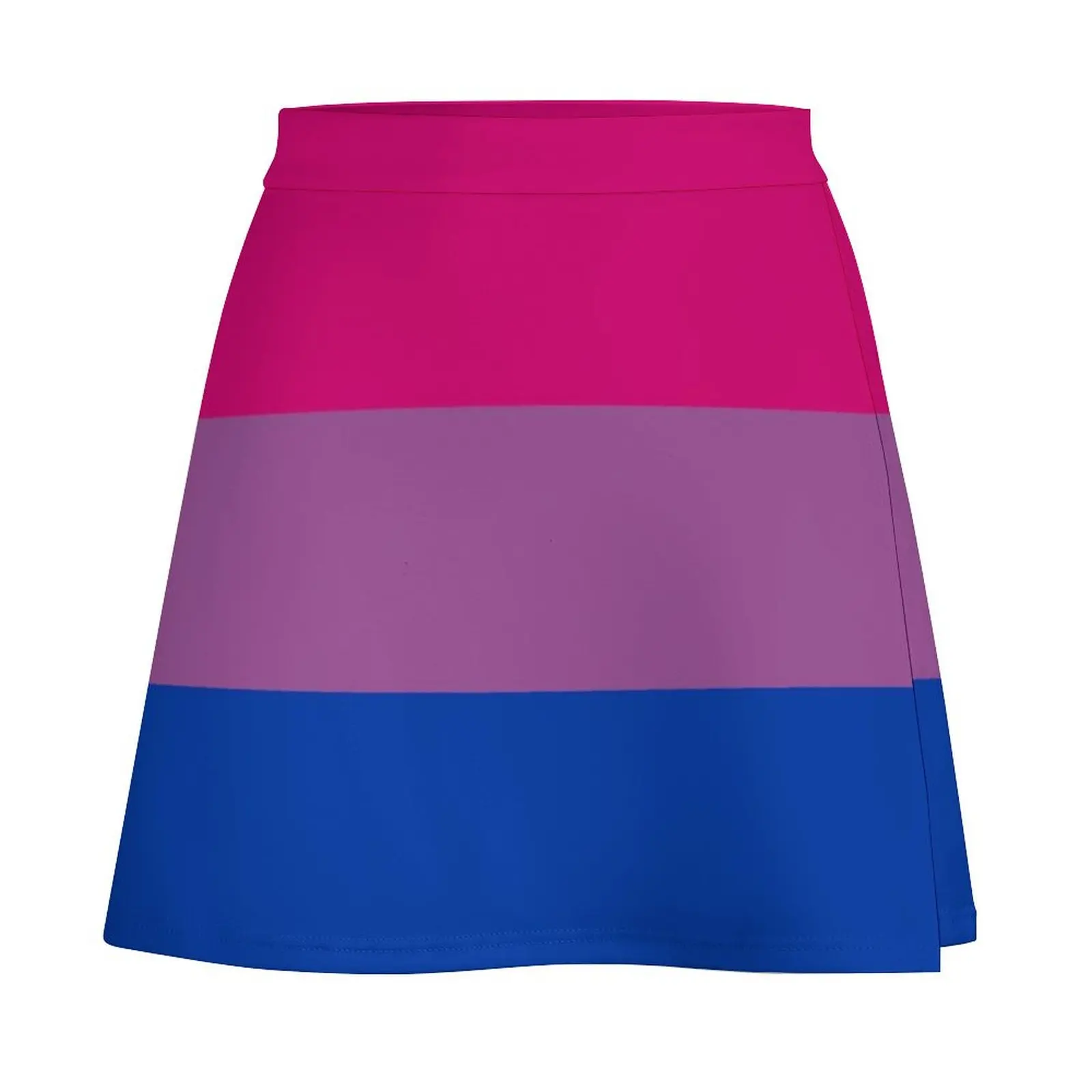 Bisexual Pride Flag (black background) Mini Skirt japanese style Woman skirt festival outfit women Mini Skirt