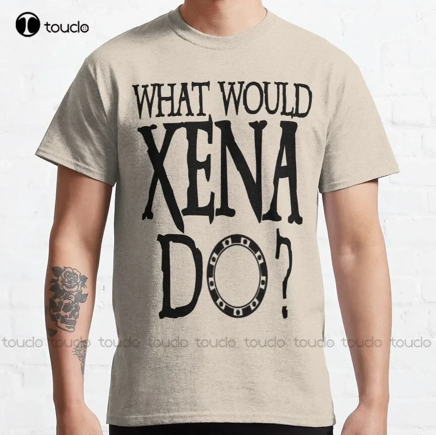 What Would Xena Do? Xena Warrior Princess Dark Chakram Gabrielle Version 2 Classic T-Shirt Xena Warrior Princess Xs-5Xl Unisex