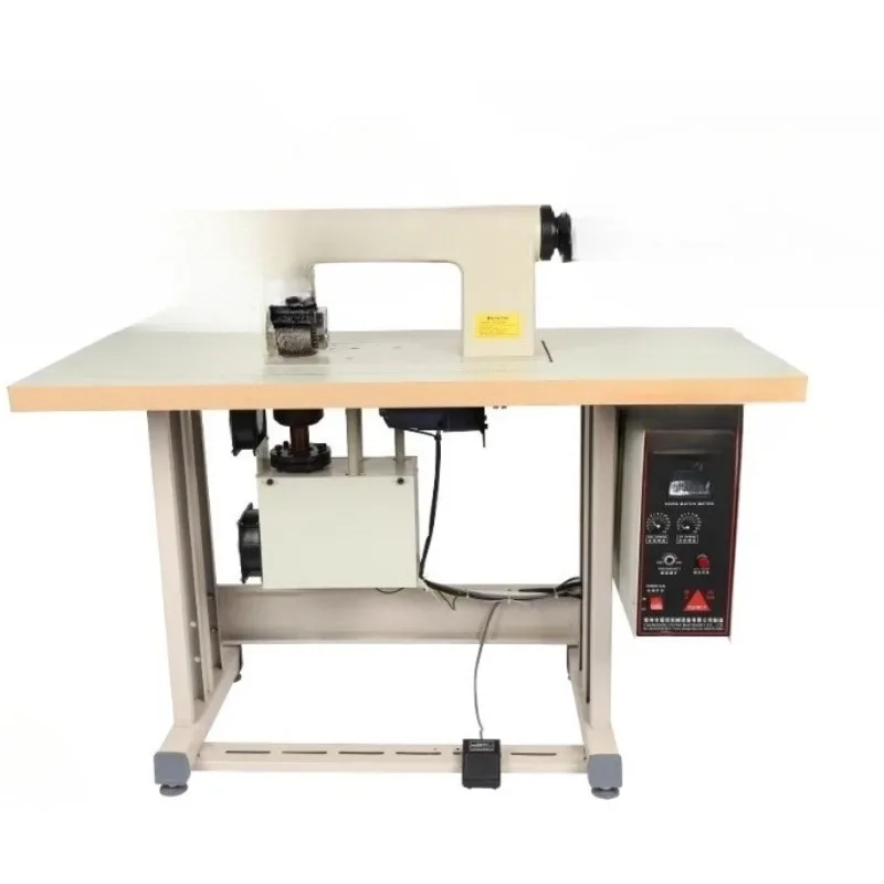 

Ultrasonic sewing machine, pneumatic curtain lace ultrasonic edge press machine