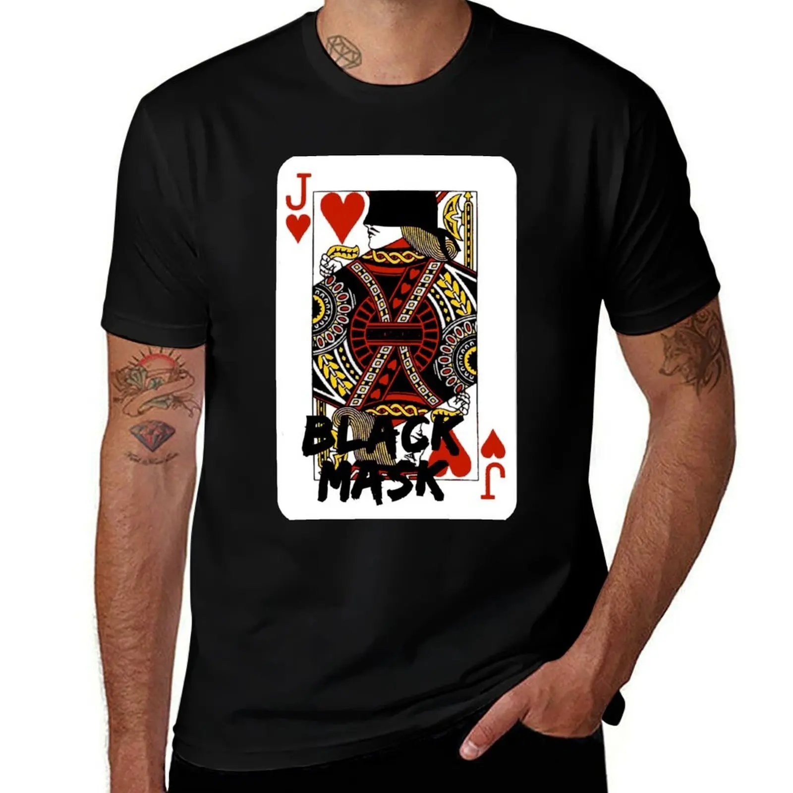 

Black mask. T-Shirt cotton man t-shirts for a boy plain oversizeds mens graphic t-shirts pack