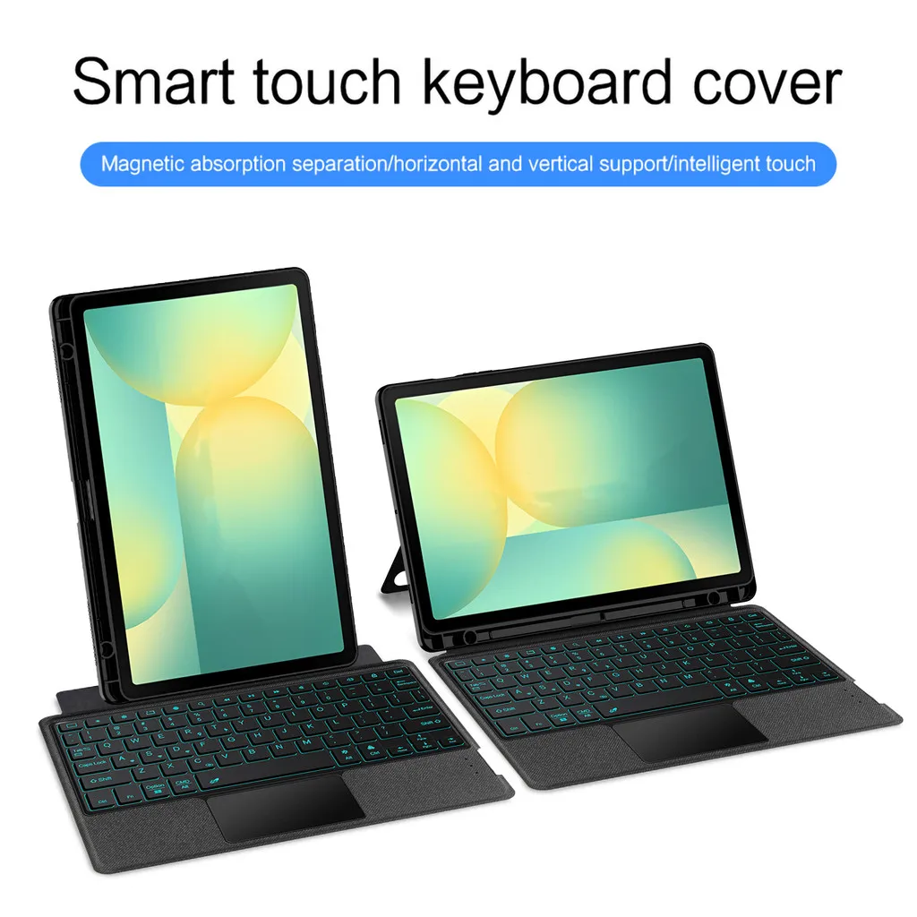 Magnetic Case for Samsung Galaxy Tab S10 FE 2025 10.9 Inch X520 S10 FE Plus A9 X110 A9+ S8 S7 S9 FE+ A8 S6 Lite Backlit Cover