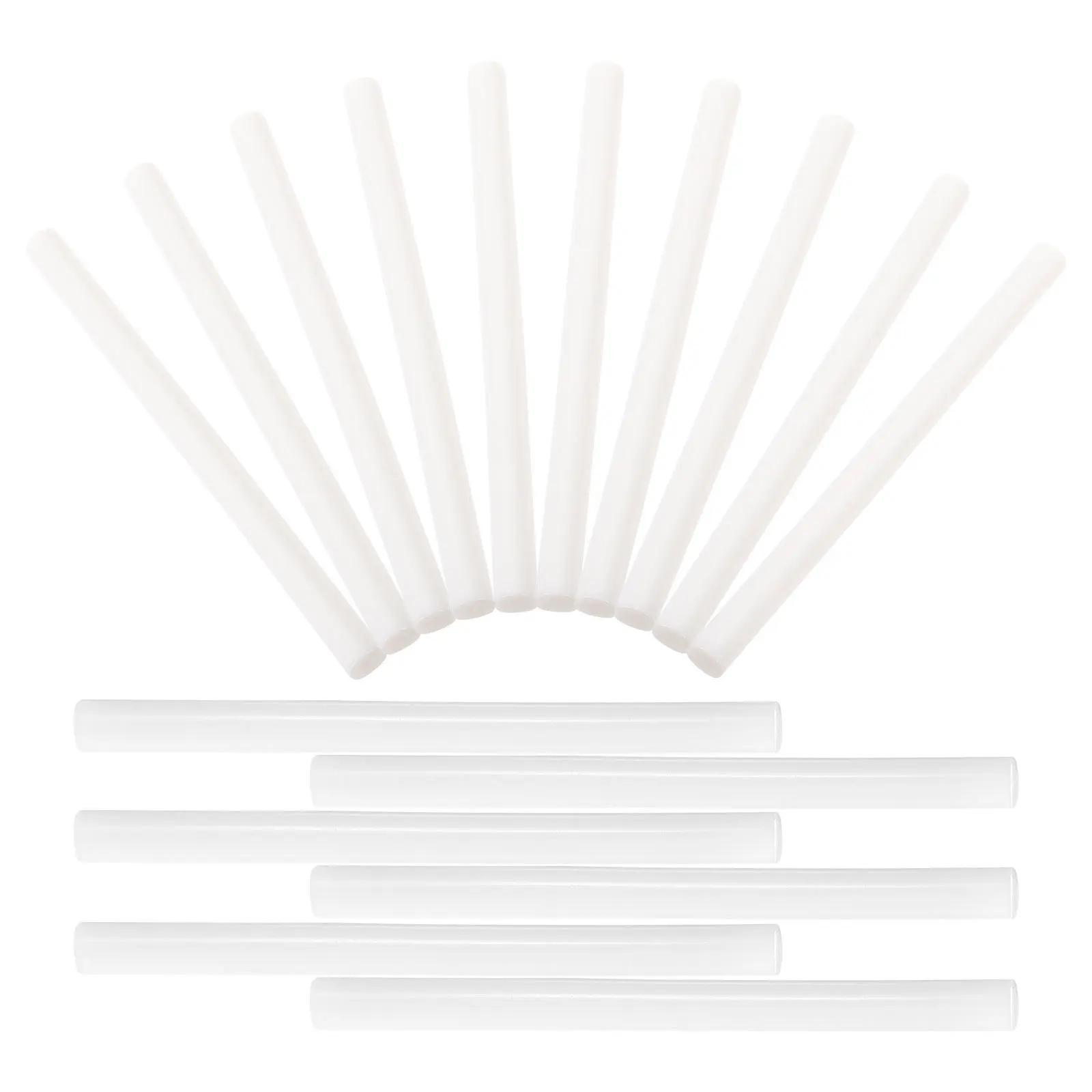 16 قطعة عصي صمغ يسيح بالحرارة قضبان لاصقة متعددة الوظائف للخشب والنسيج المعدني والسيراميك مشاريع فنية عصي صمغ يسيح بالحرارة البيضاء #3