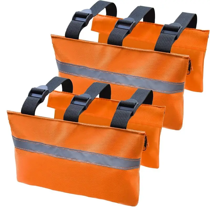 NEW HOT In Stock-RV Sewer Weight Bag-2Pcs With Reflective Strip-Fastening Device For RV Hose Support