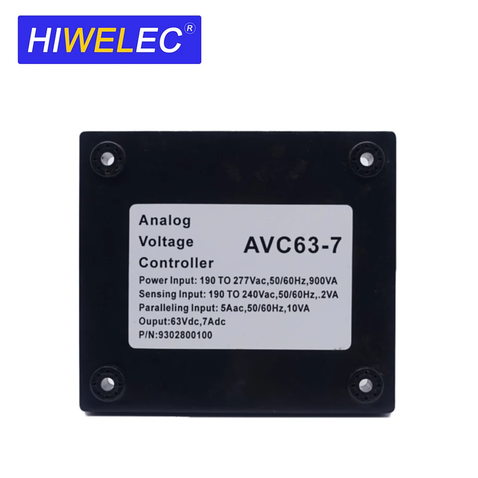 AVC63-7 Replace for Basler Diesel Generator AVR Automatic Voltage Regulator Power Supply Voltage Stabilizer Genset Accessories