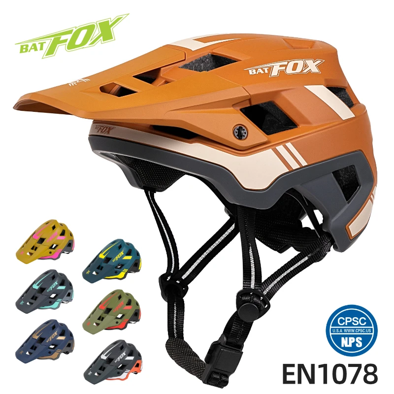 BATFOX Helmet cycling Bicycle mtb Helmet Ultralight Racing Riding Cycling Helmets Integrally-molded Road Mountain Bike Helmet