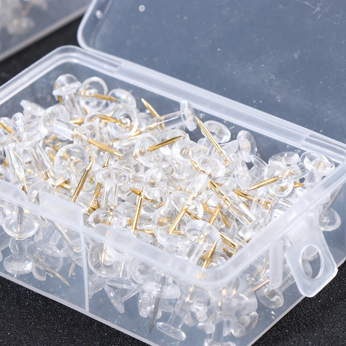

2 Boxes Pushpins For Flag Pushpins Home Office Supplies Stainless Steel Thumbtacks World Map Markers Travel Accessories