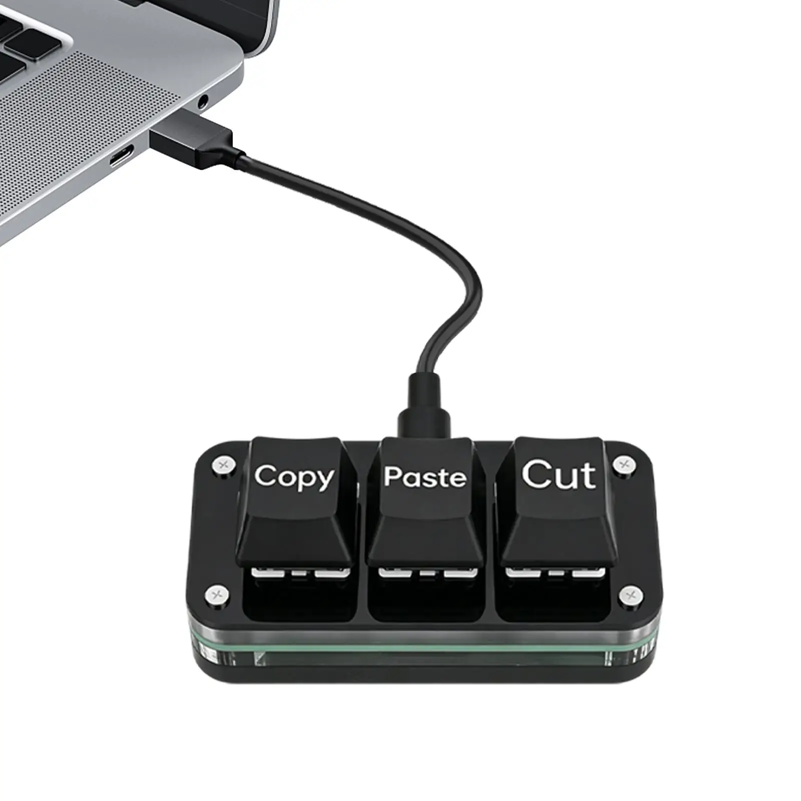 Copy Paste Keyboard Mechanical Portable Small Keypad Computer Cut Copy Paste Keyboard For Home Office Travel Daily Working