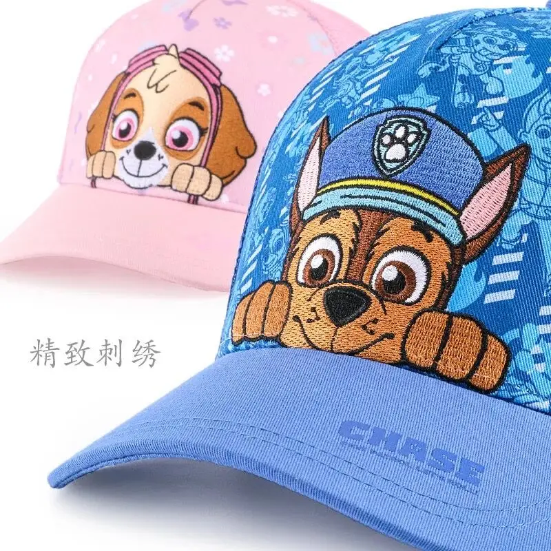 Genuine Paw Patrol Anime Cute Kids Hats Boys Girls Summer Autumn Baby Baseball Cap Children\'s Hip Hop Sun Hat Child Visor Caps