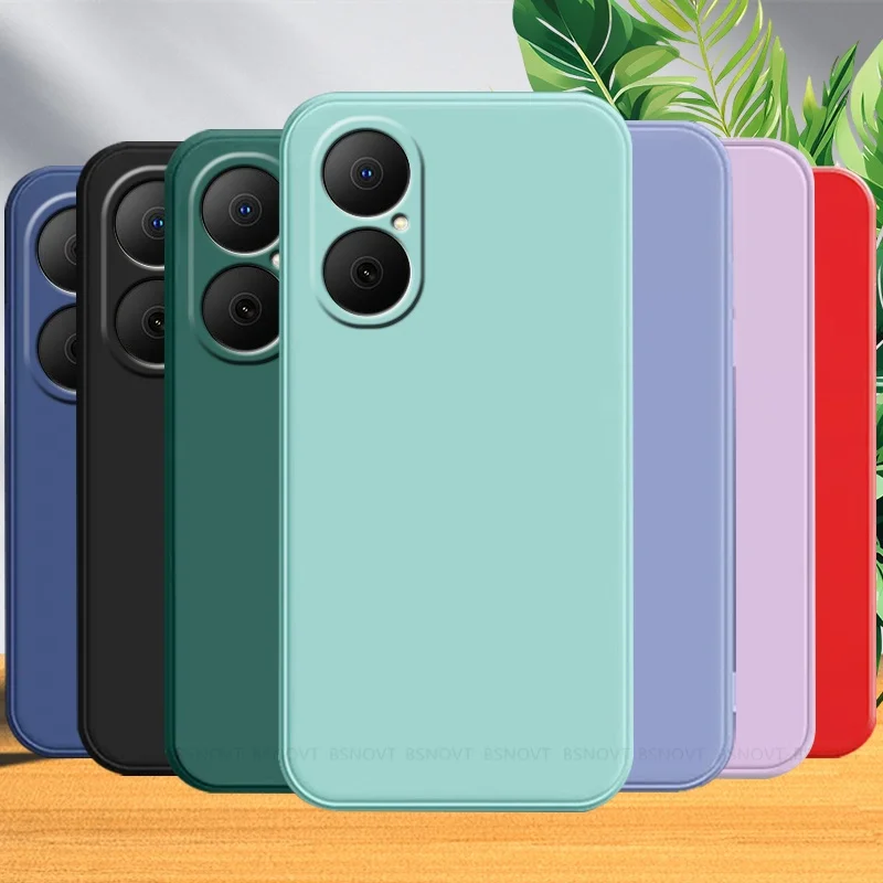 Для Huawei Nova Y73 Чехол Huawei Nova Y73 Capas Противоударный бампер для телефона ТПУ Оригинальный жидкий силиконовый чехол для Huawei Nova Y73 Для Huawei Nova Y73 Чехол Huawei Nova Y73 Capas Противоударный бампер для телефона ТПУ Оригинальный жидкий силиконовый чехол для Huawei Nova Y73