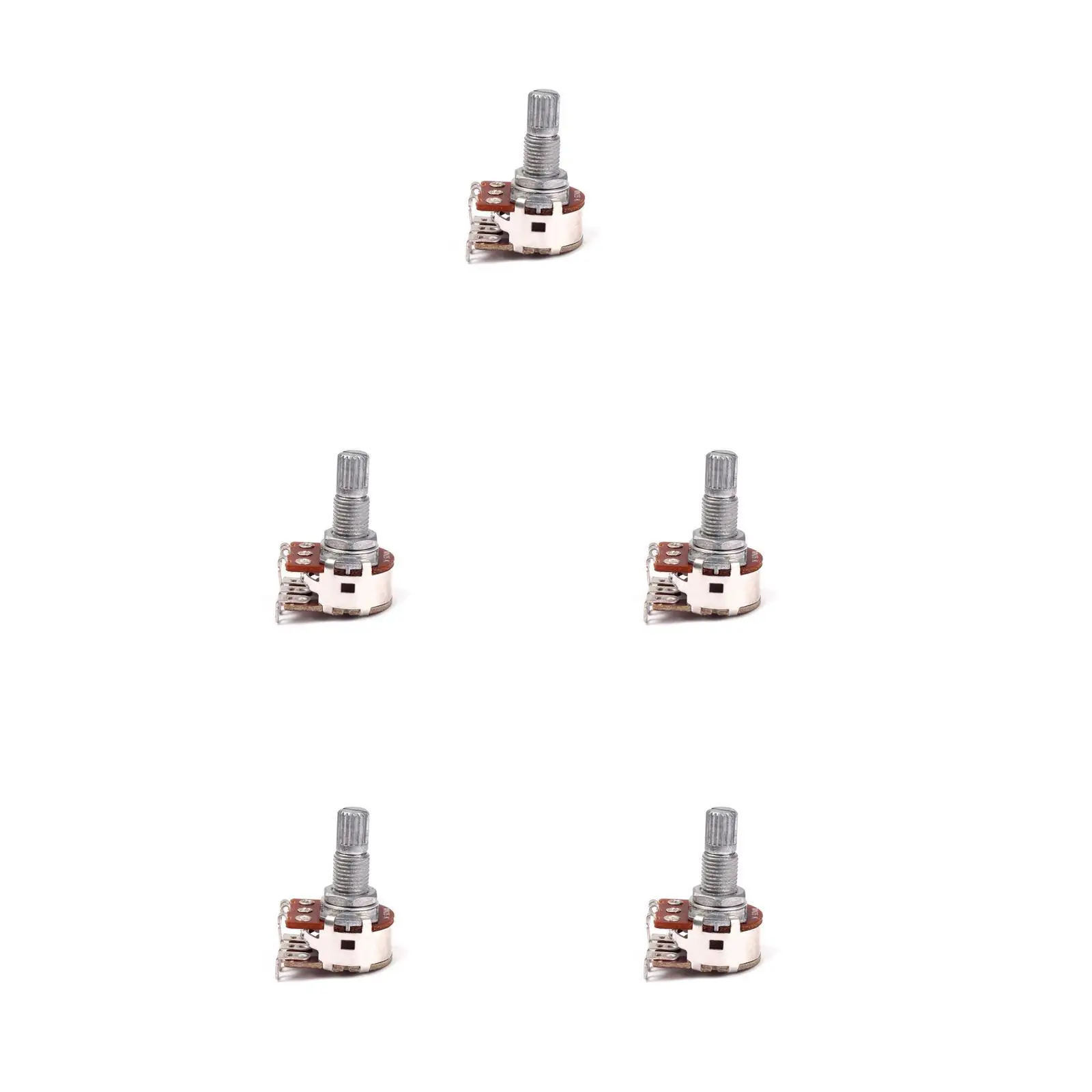 

5pcs 5 Pieces MN25K Solder Lugs Guitar Amp Potentiometer Volume Audio-potentiometers