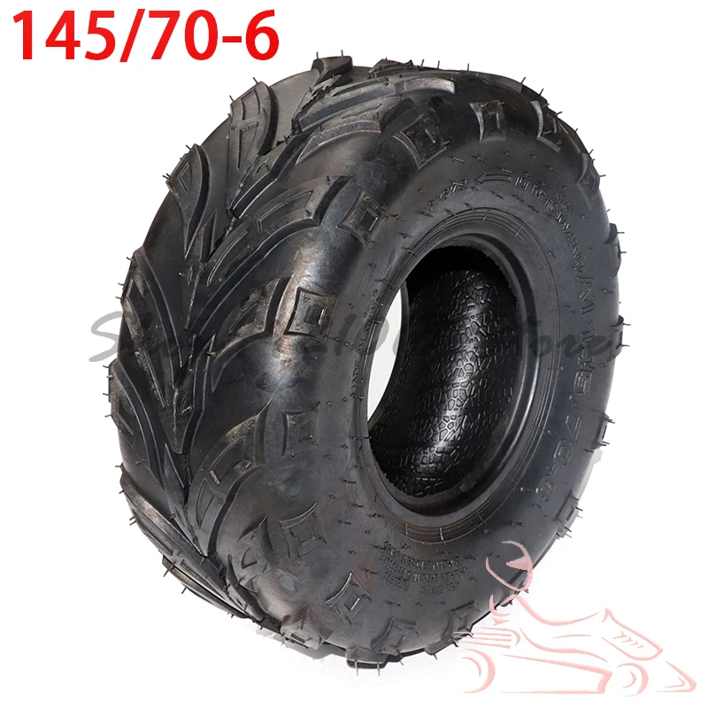 145/70-6 Off Road  Wheel Tire Fit For 49cc 50cc 110cc Electric ATV Scooter Buggy Go kart Bike Vehicle Parts  atv accessories