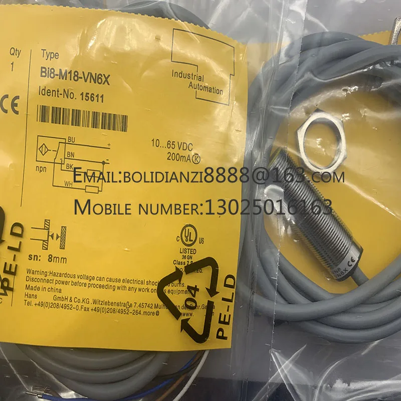 

NI50-CP80-VP4X2 Оригинальные новые бесконтактные выключатели