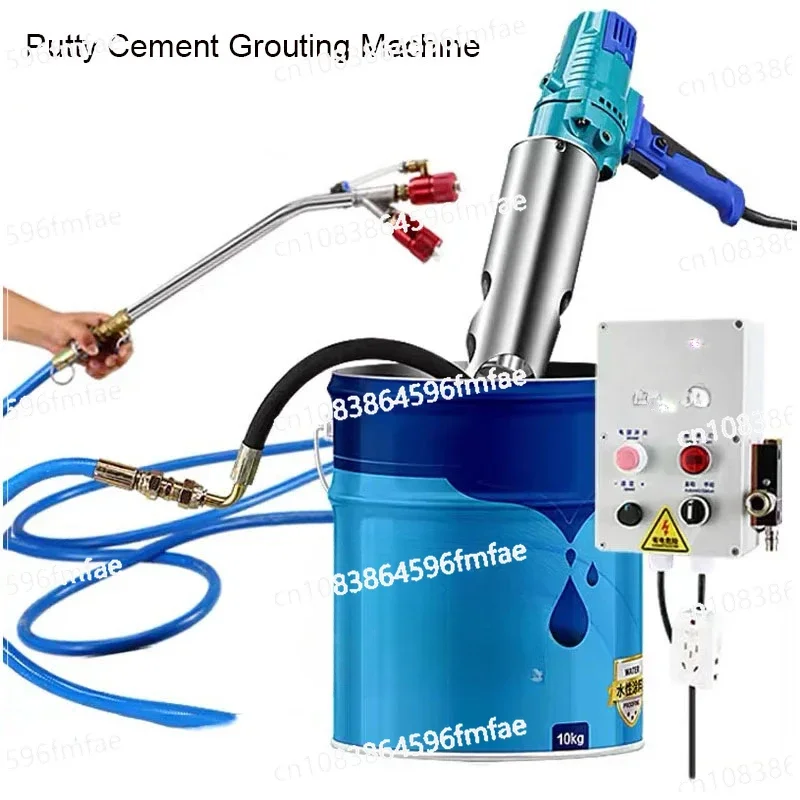 220V Portable Polyurethane Putty Cement Grouting Machine Multifunctional High Pressure Waterproof Spraying