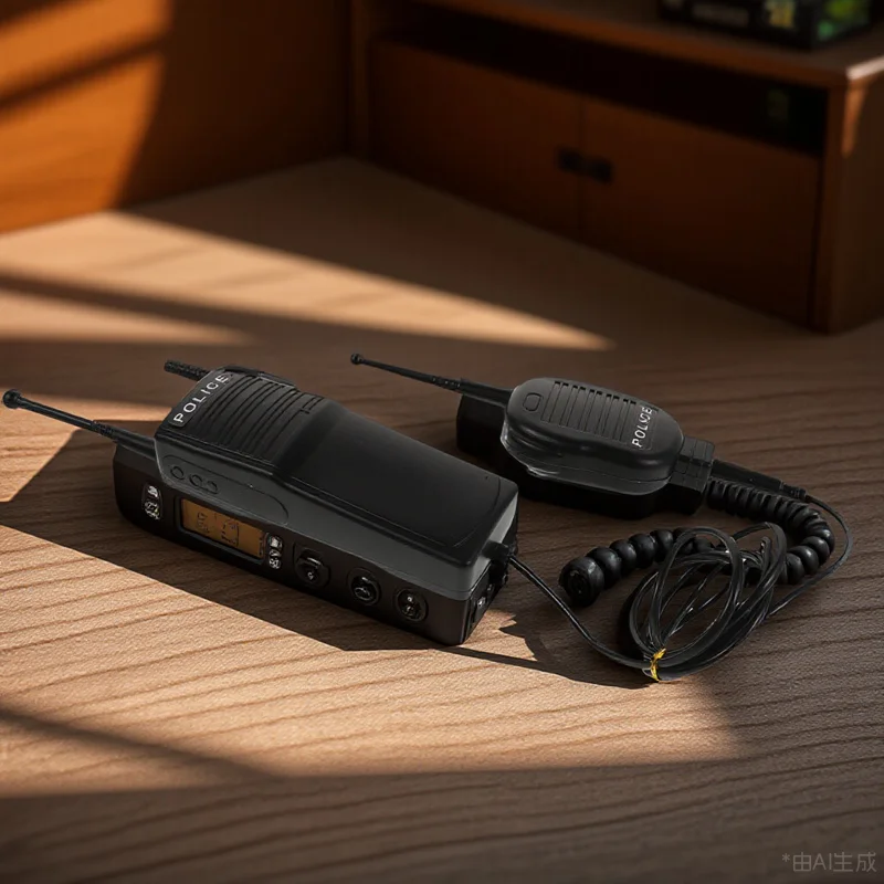 Ensemble de 2 radios et talkies-walkies de police pour enfants, pour jeux de rôle, déguisements, fêtes, Halloween, accessoires de jeu d'imitation
