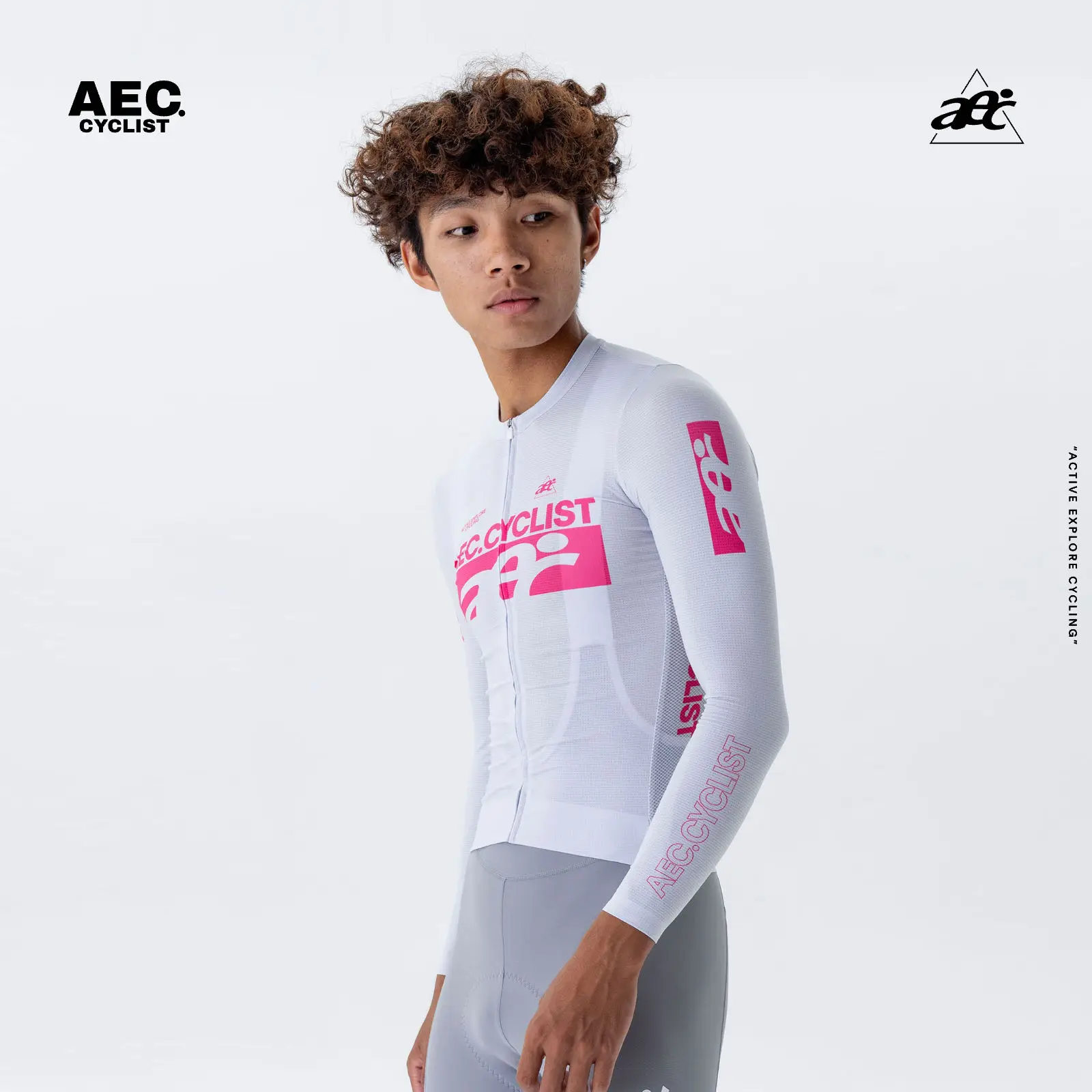 

AEC Men's Long Sleeve Cycling Jersey 2025 Freedom Series MTB Mountain Road Bicycle Jersey Sportswear Breathable Tight Bike Top